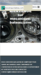 Mobile Screenshot of mecanique-bateau.com